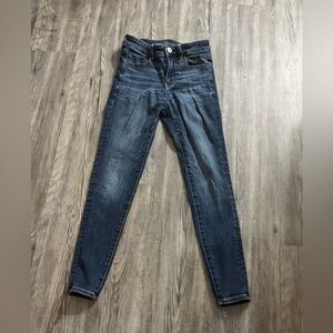 American Eagle Blue Skinny Jeans EUC